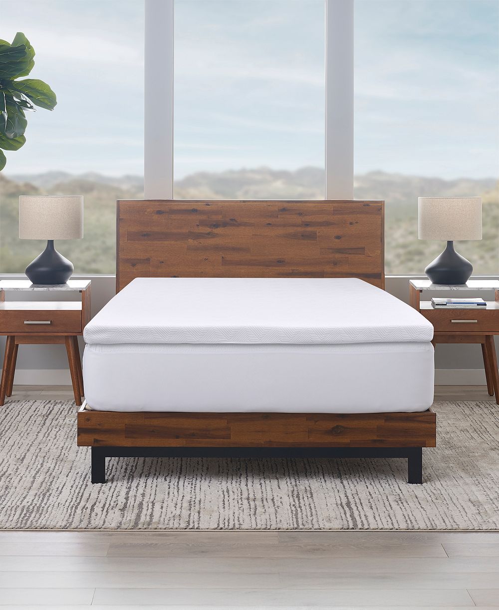 Ella Jayne 3" Memory Foam Mattress Topper, Twin