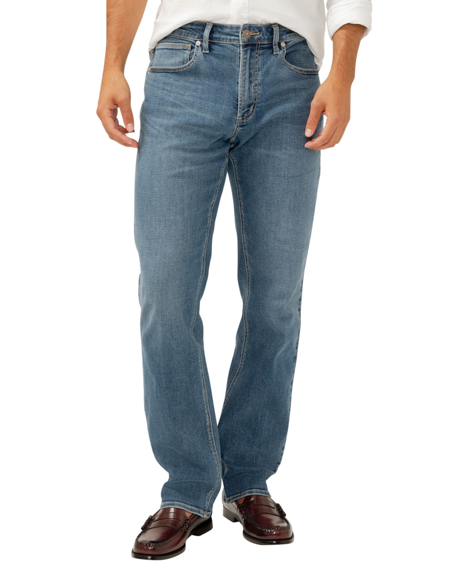 Мужские джинсы Silver Jeans Co. Grayson Classic Fit Straight Leg