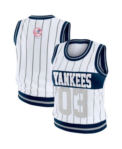 Wear By Erin Andrews Women's White New York Yankees Sporty Tank Top