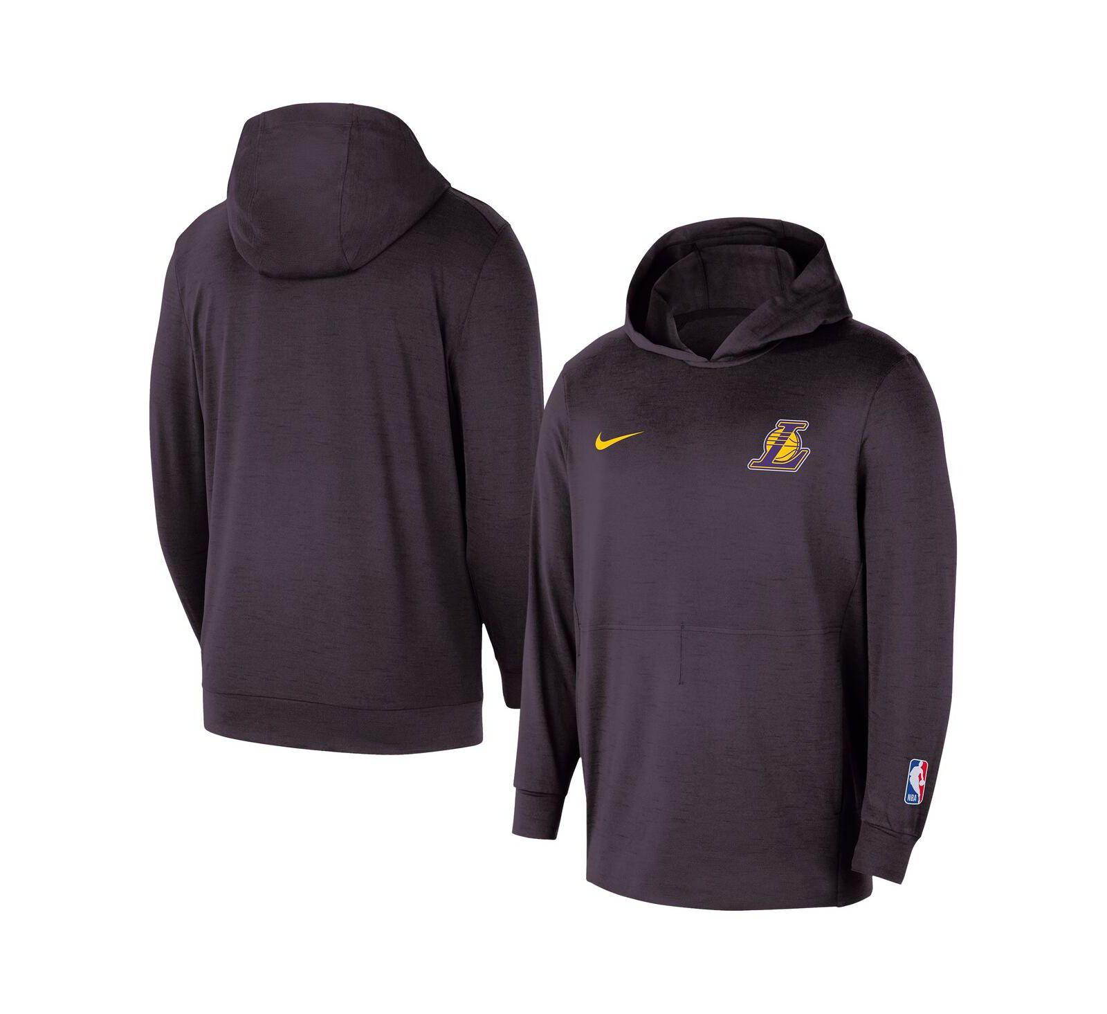Худи Nike Men's Black Los Angeles Lakers Authentic Practice Yoga Restore Pullover
