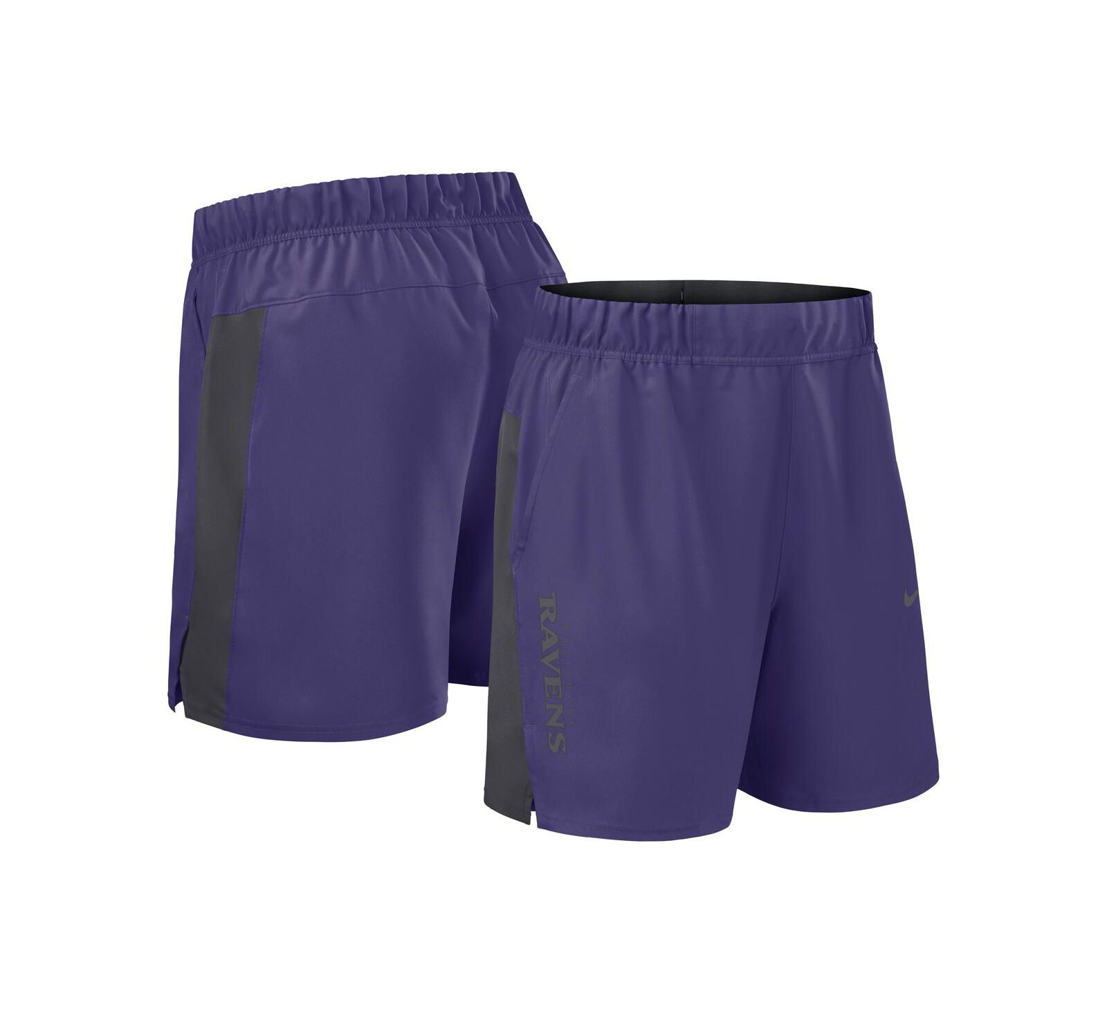 Nike Men's Purple Baltimore Ravens Woven Victory Performance Shorts