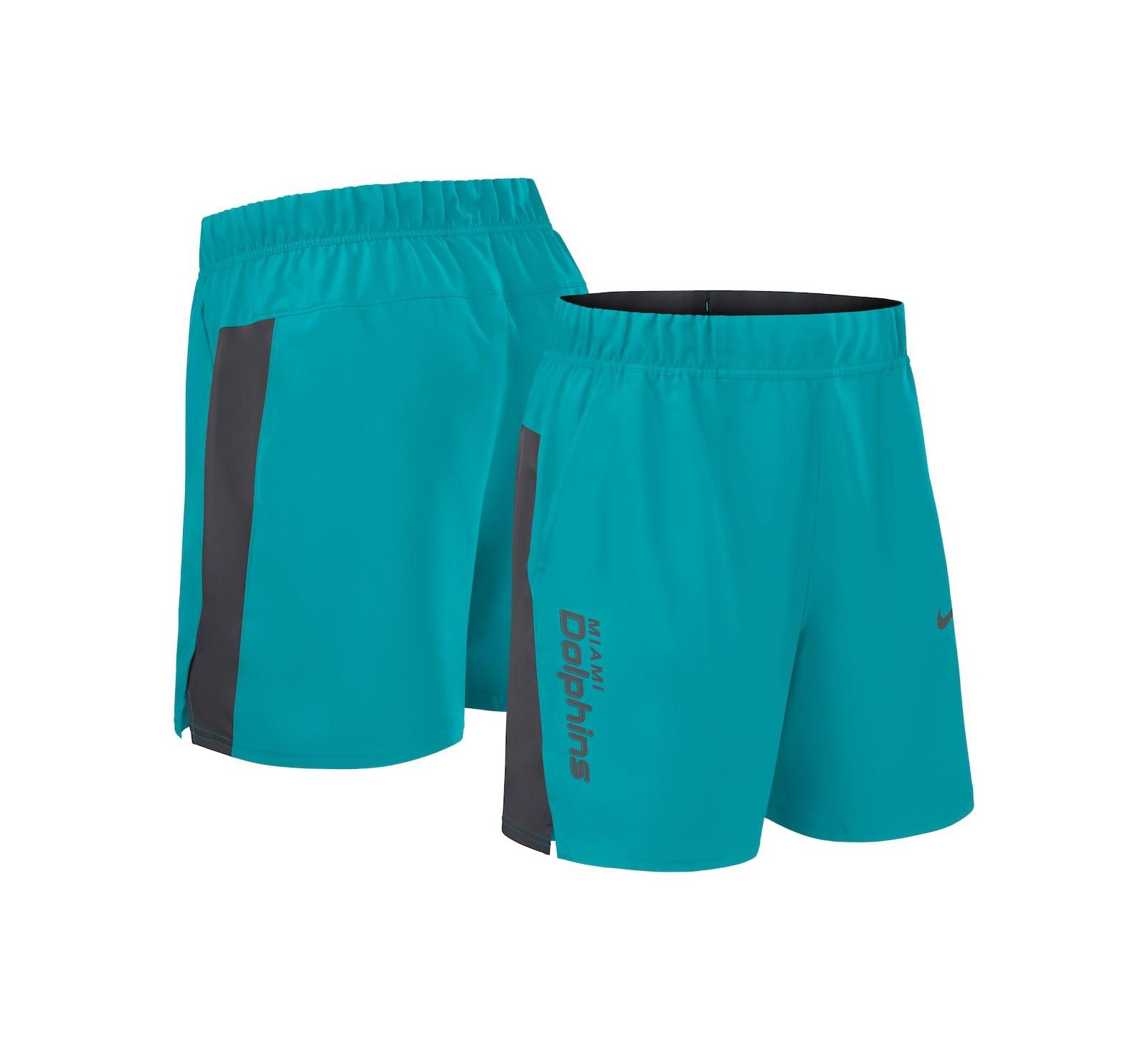 Nike Мужские шорты Woven Victory Performance Aqua Miami Dolphins