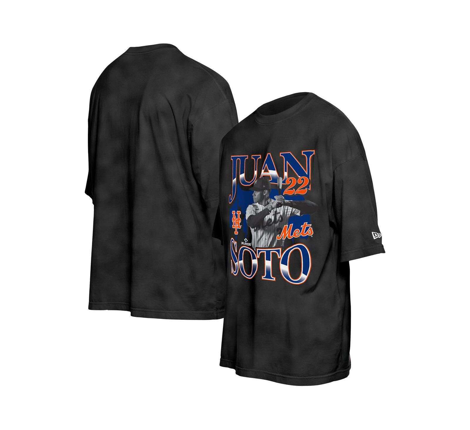 New Era Men's Juan Soto Black New York Mets Batter Up Player T-Shirt