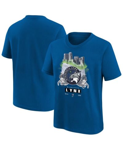 Nike Big Boys and Girls Blue Minnesota Lynx Original Content T-Shirt