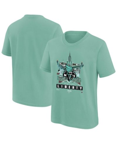 Nike Big Boys and Girls Mint New York Liberty Original Content T-Shirt