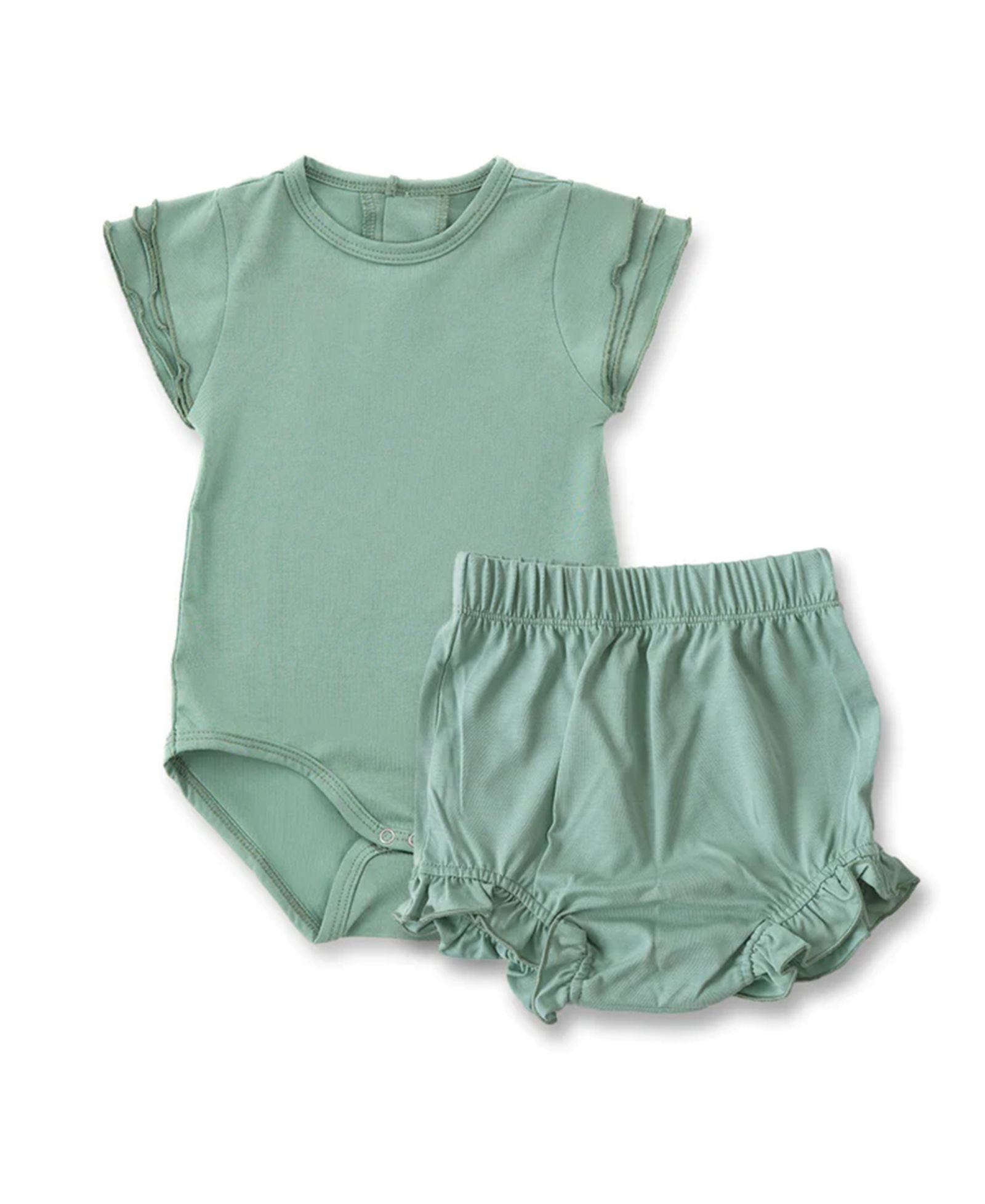 Комплект из боди и подгузников Earth Baby Outfitters для девочек 2-Piece Bodysuit and Bloomer Set