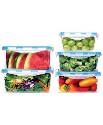 Art & Cook 10-Piece Plastic Food Storage Container Set