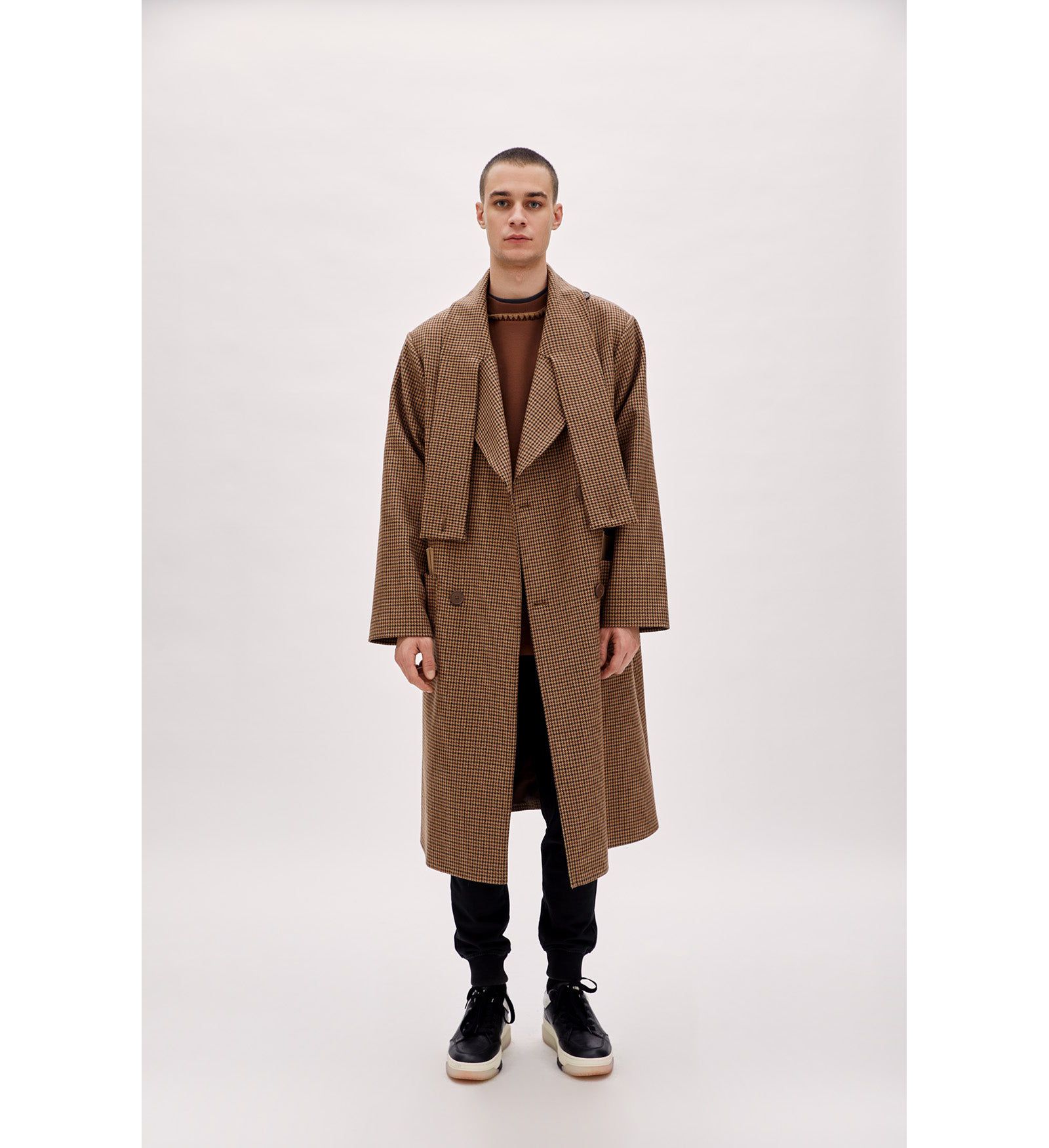 PCFG Men's Wool Long Coat