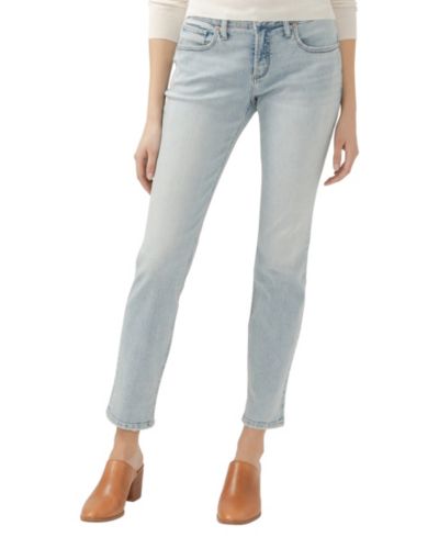 Женские джинсы Silver Jeans Co. Boyfriend Mid Rise Slim Leg