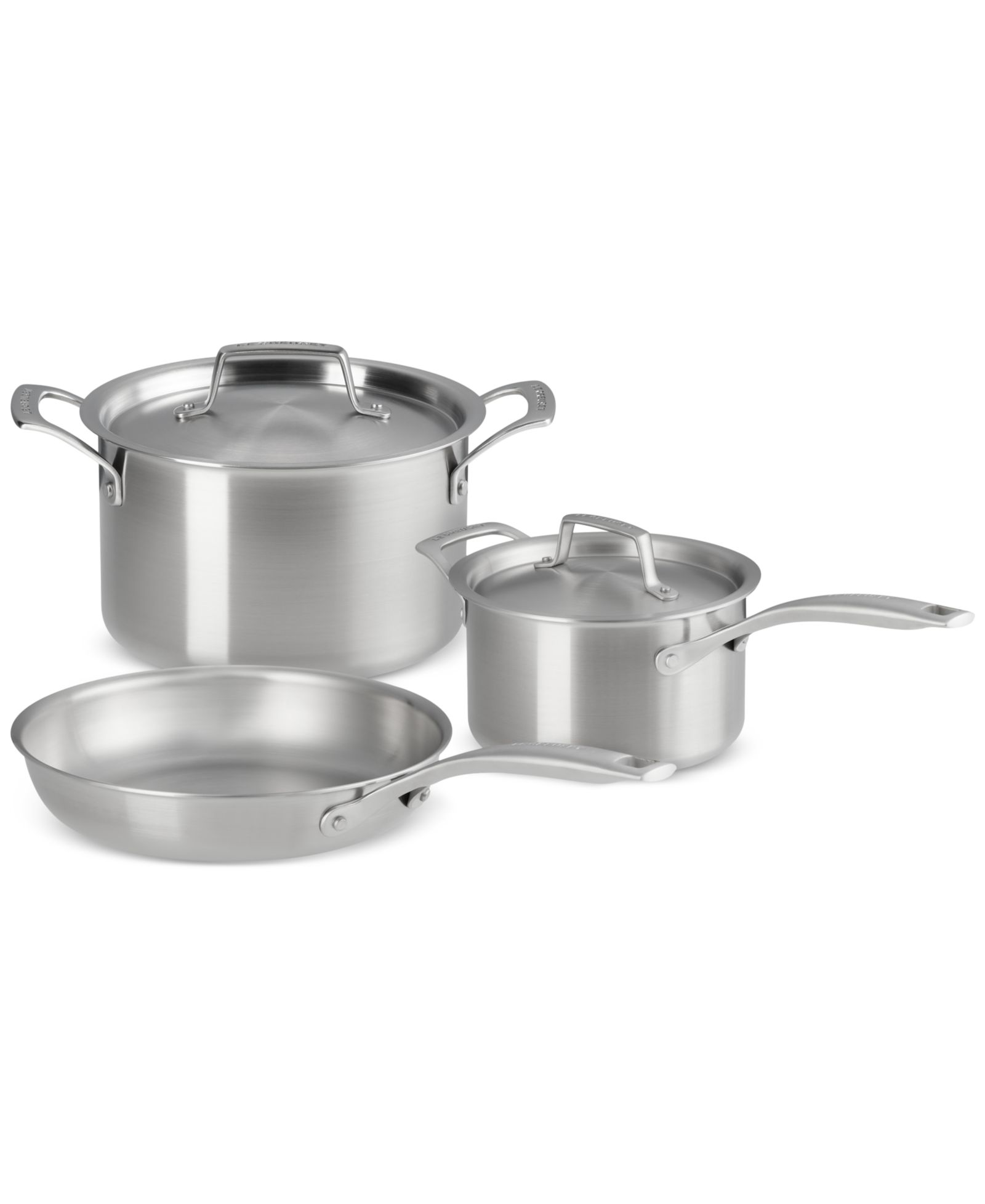 Le Creuset Essentials Stainless Steel 5-Pc. Cookware Set