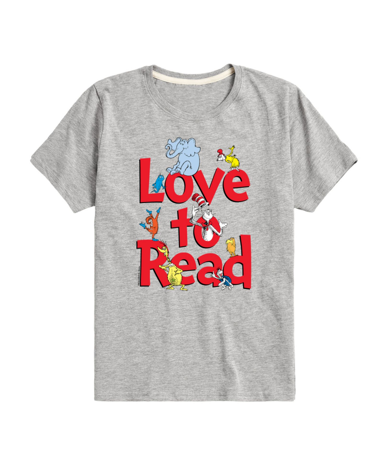 Dr. Seuss Детская графическая футболка Big Boys Love to Read