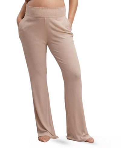 NOM Maternity Women's Super Soft Rib Maternity Pants