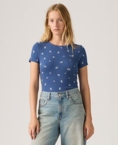 Levi's Женская футболка Hayes Slim-Fit Short-Sleeve Crewneck