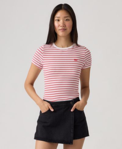 Levi's Женская футболка Hayes Slim-Fit Short-Sleeve Crewneck