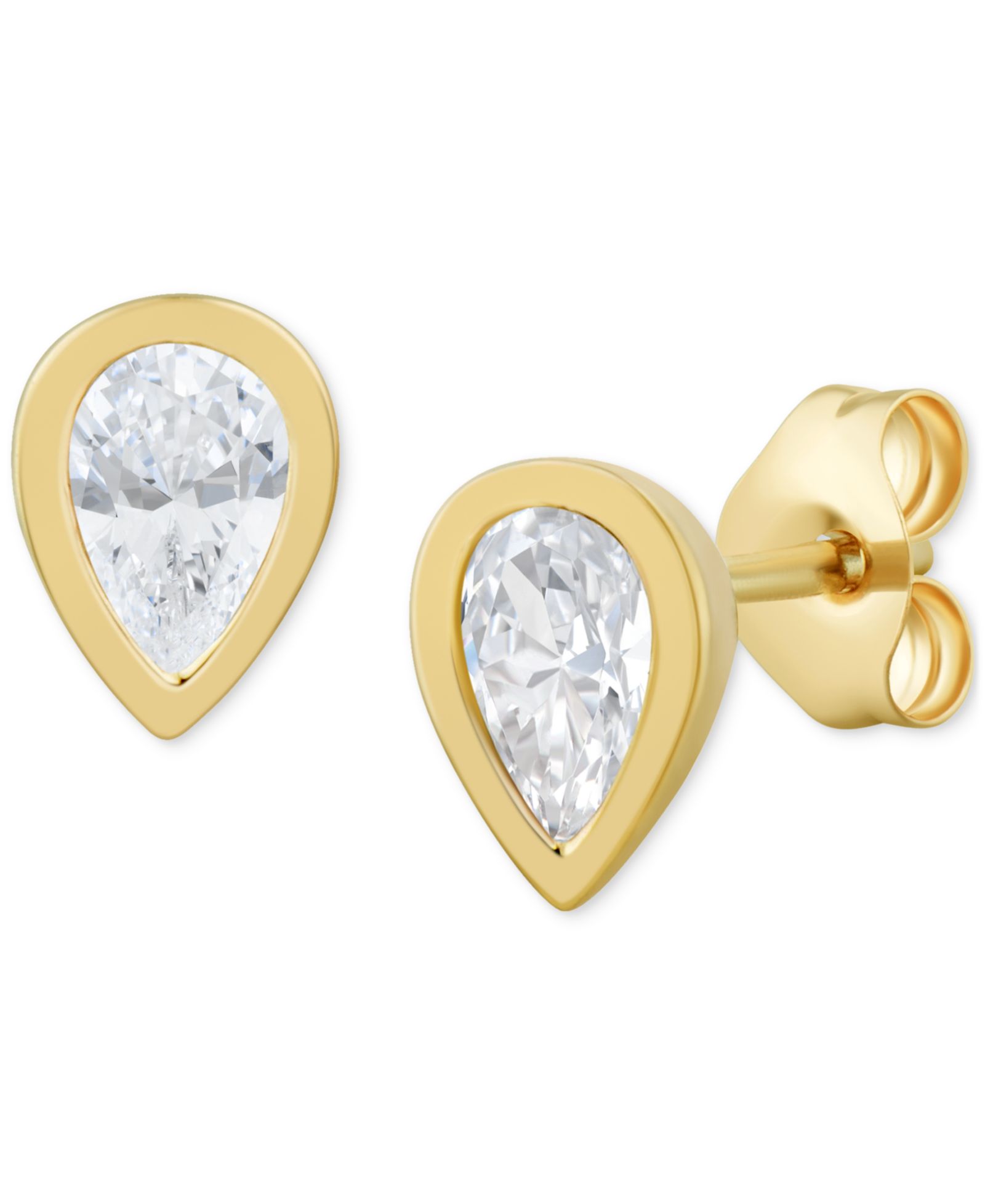 Серьги-гвоздики с бриллиантовой огранкой (1/2 ct. t.w.) в 14K золоте
