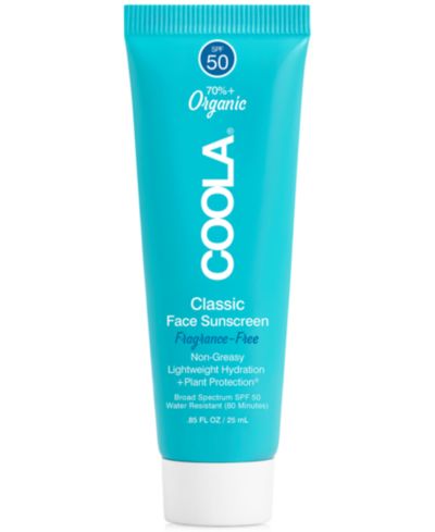 Солнцезащитный лосьон COOLA Classic Face Sunscreen Lotion SPF 50, 0.85 oz.