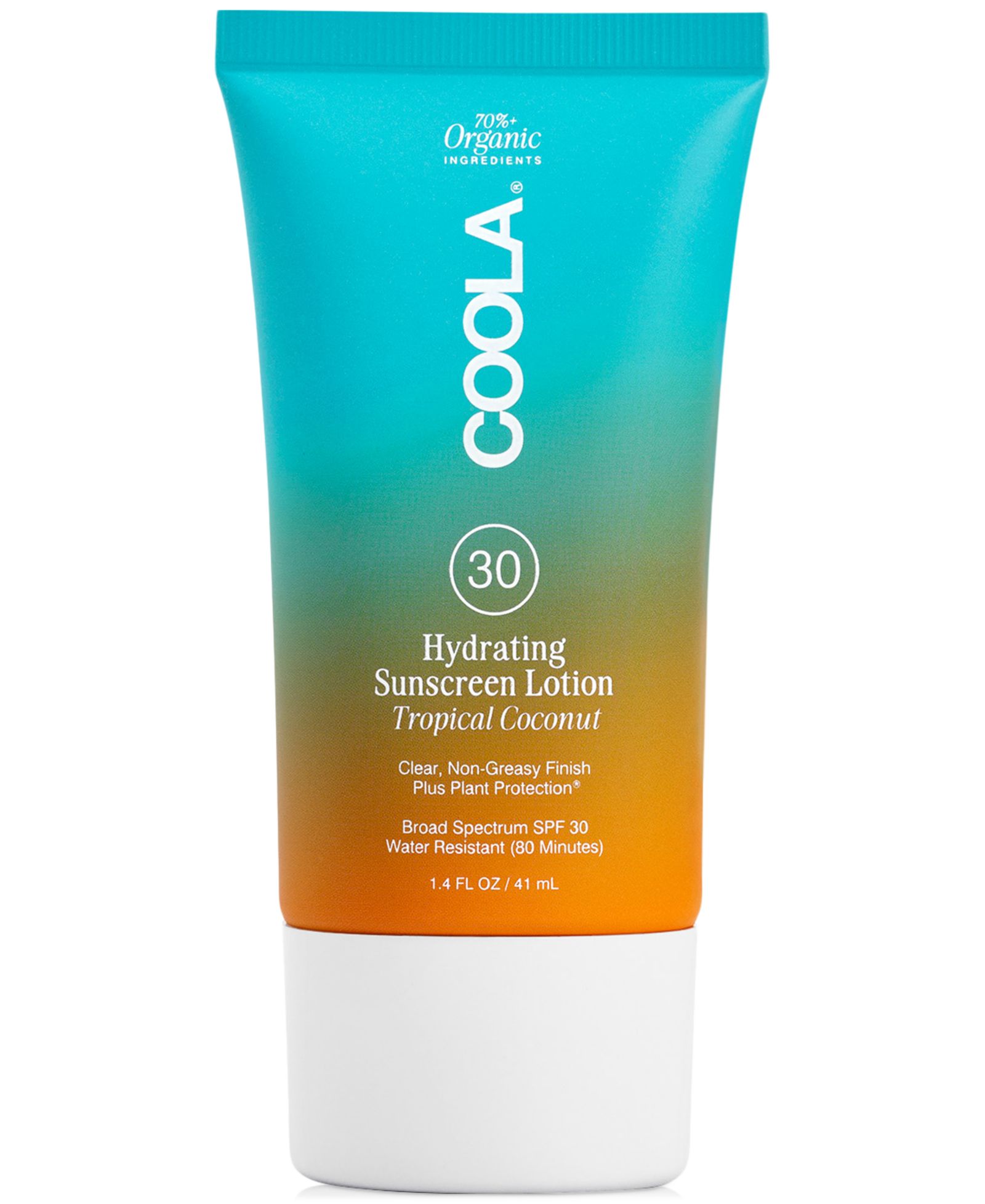 COOLA увлажняющий солнцезащитный лосьон SPF 30 - Tropical Coconut, 1.4 oz.