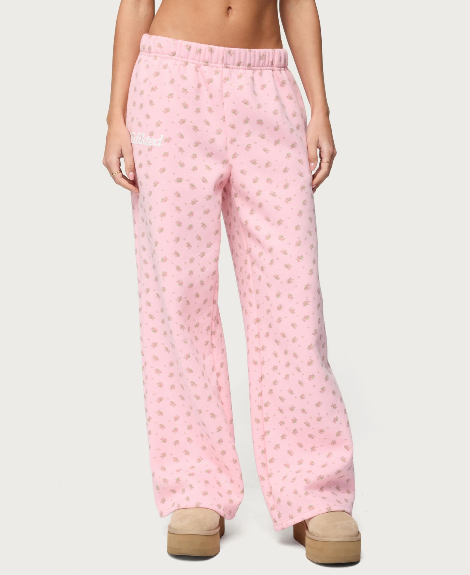 Edikted Women's Flower Power Sweatpants