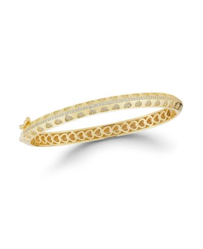 Браслет Rachel Zoe Sterling Mini Heart Bangle
