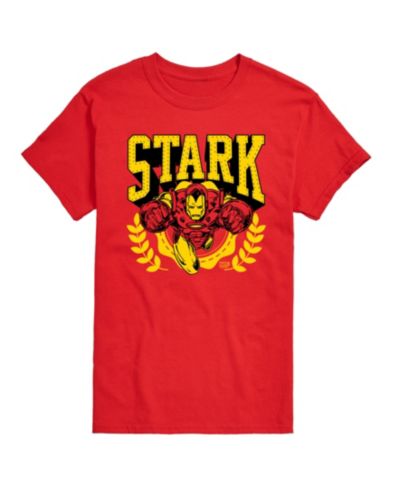 AIRWAVES Мужская футболка с коротким рукавом Iron Man Stark Industries