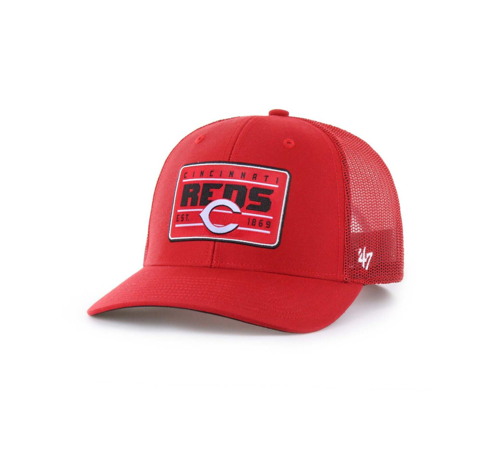 Мужская бейсболка '47 Brand Cincinnati Reds Hardline Trucker, красная