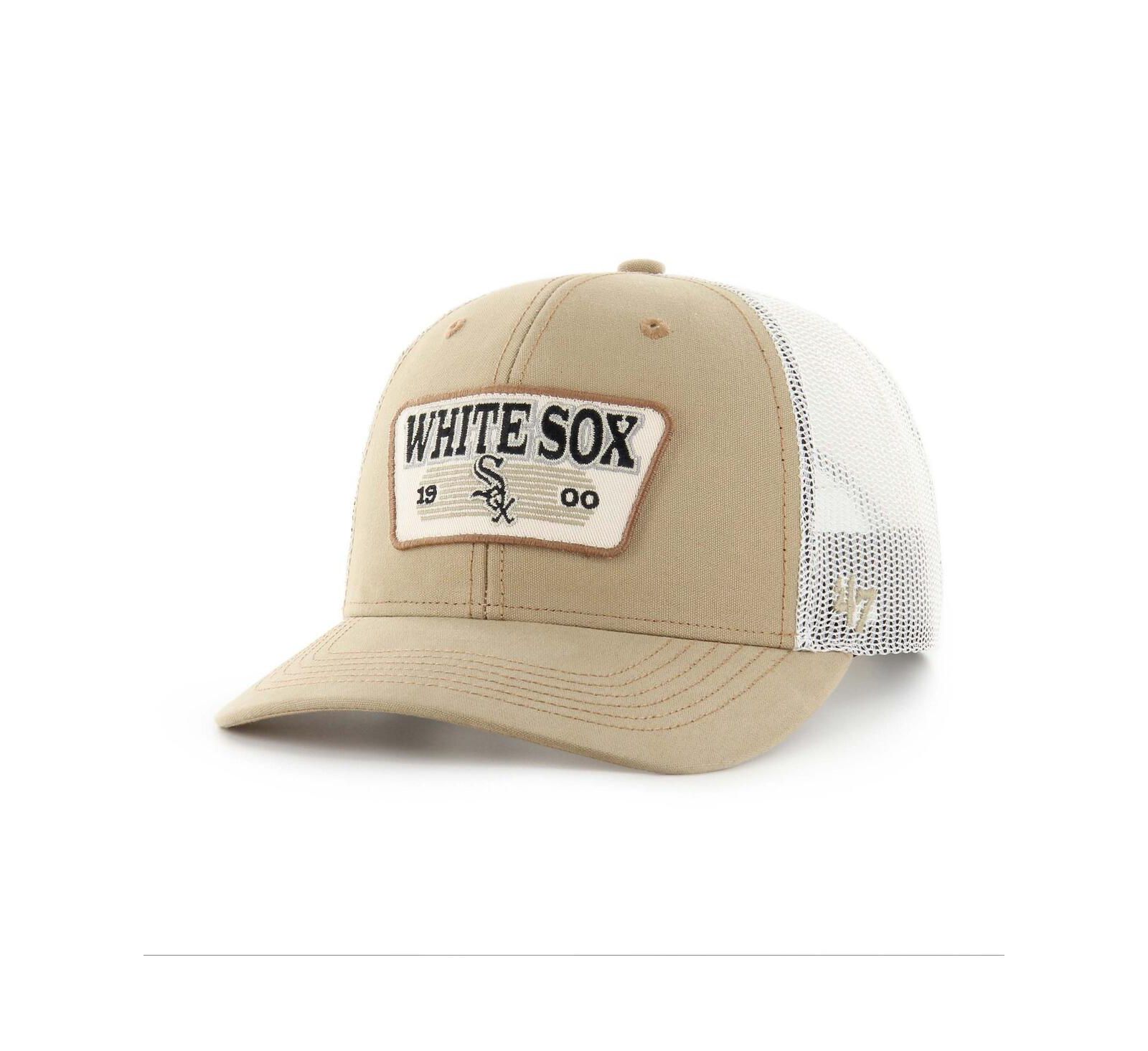 '47 Brand Men's Khaki Chicago White Sox Ridgewood Trucker Adjustable Hats