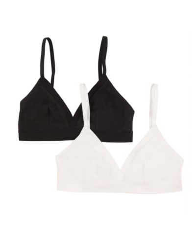 Felina Women's 2-Pack Pima Cotton Bralette