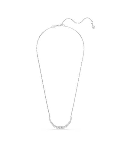 Колье Swarovski Matrix Gradient of Round Cut White Rhodium Plated