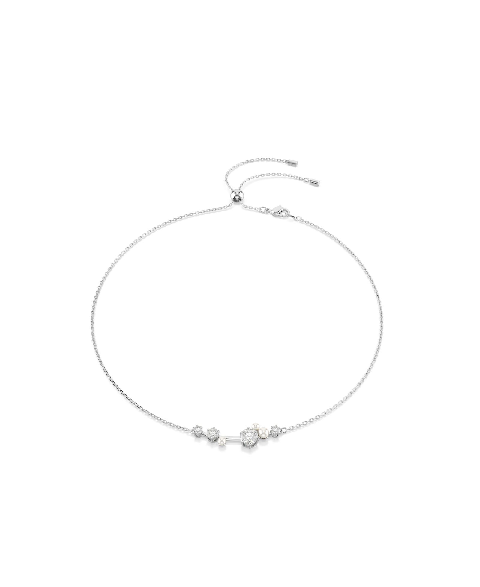 Ожерелье Swarovski Constella Round Cuts White Rhodium Plated