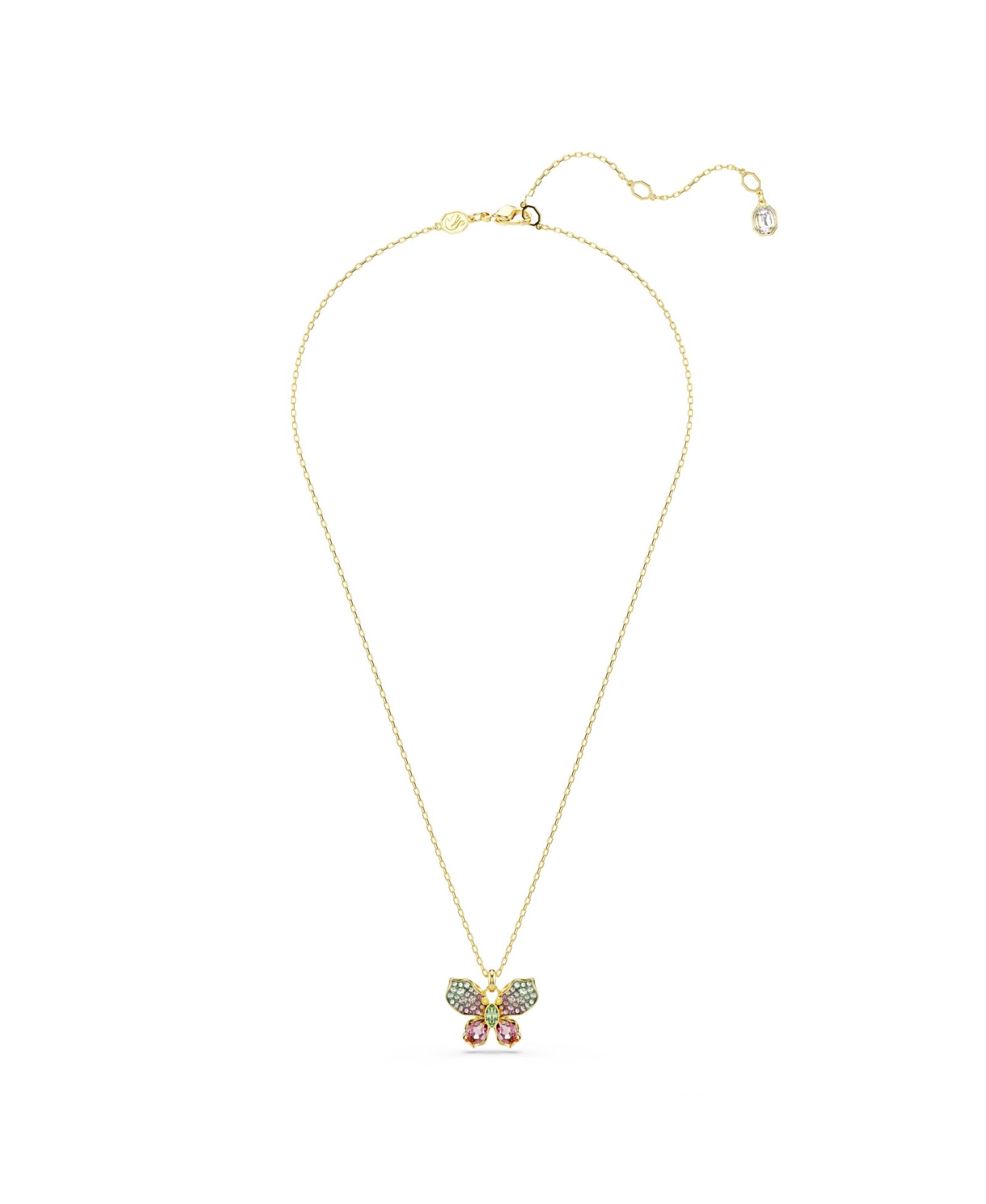 Ожерелье-подвеска Swarovski Idyllia Mixed Cuts Pavé Butterfly