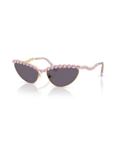 Swarovski Women's Embellished Cat Eye Sunglasses, SK7030