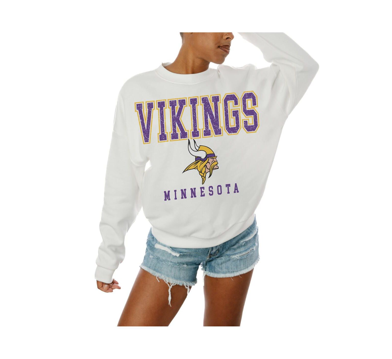 Gameday Couture женская объемная толстовка Minnesota Vikings Sunday Drives, белая