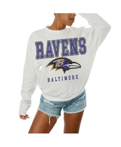 Gameday Couture Женская белая объемная толстовка Baltimore Ravens Sunday Drives