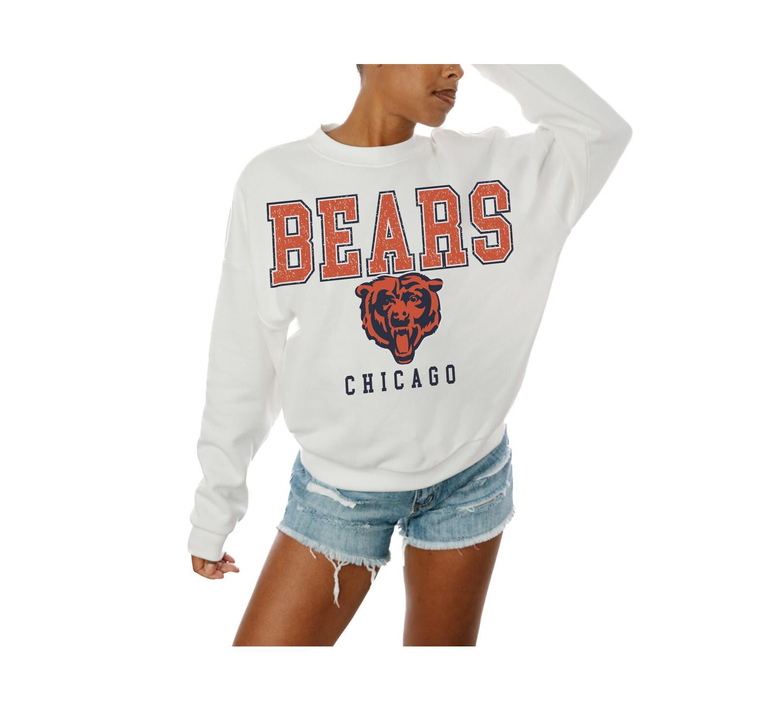 Gameday Couture Женский свитшот Chicago Bears White Oversized Crewneck