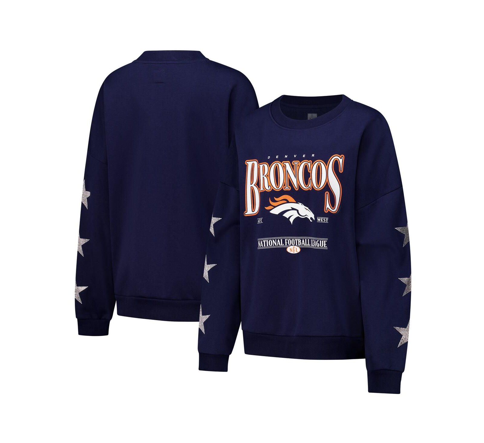 Gameday Couture Женский темно-синий пуловер с пайетками Denver Broncos