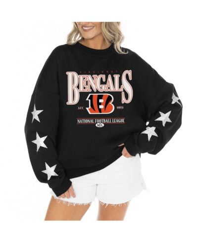 Gameday Couture Женский пуловер с принтом Cincinnati Bengals и стразами