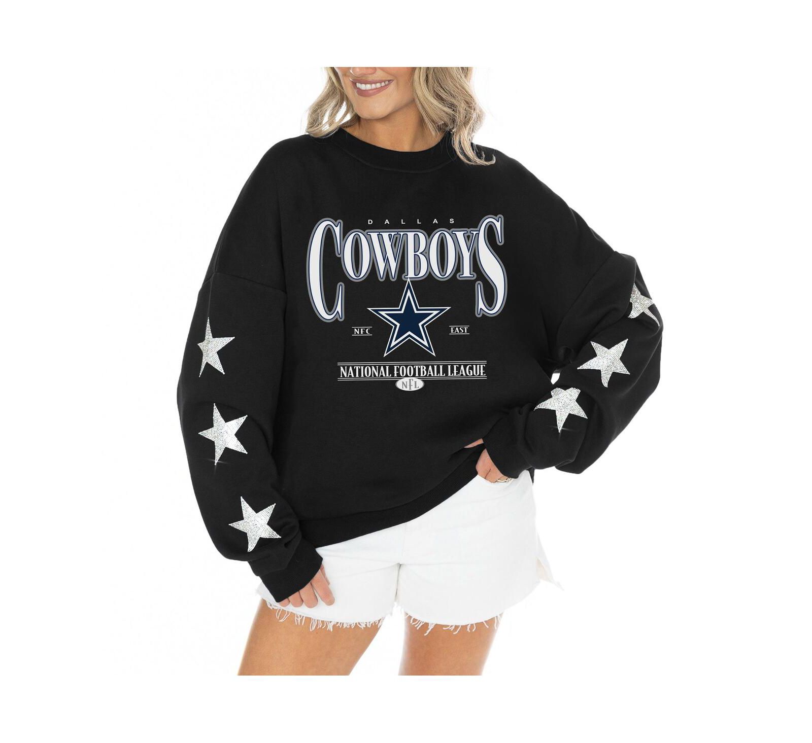 Gameday Couture Женский пуловер Tri-Blend с пайетками Dallas Cowboys Black