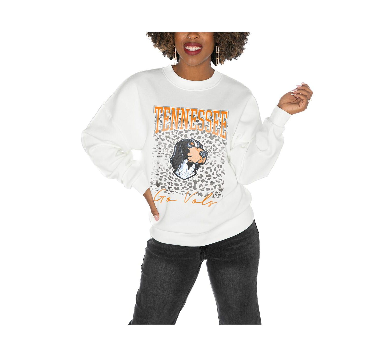 Женский флисовый свитшот Gameday Couture White Tennessee Volunteers Drop Shoulder