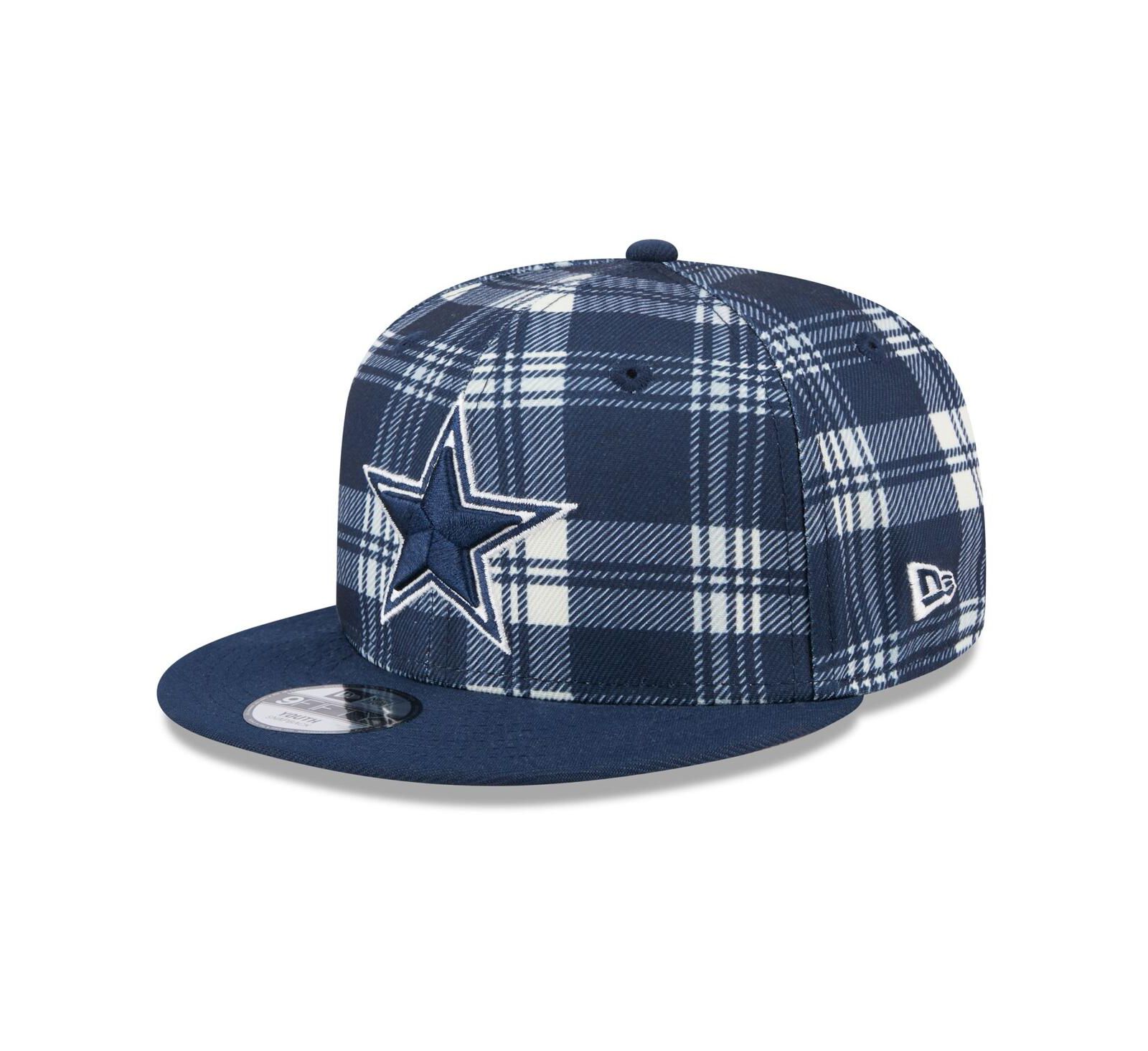 New Era Big Boys and Girls Navy Dallas Cowboys 2024 Sideline Statement 9FIFTY Snapback Hat