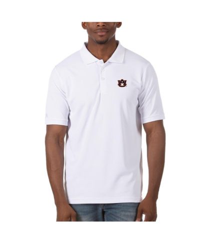 Antigua Men's White Auburn Tigers Legacy Pique Polo