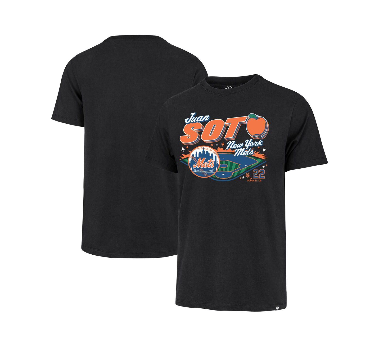 '47 Brand Men's Juan Soto Black New York Mets Graphic T-Shirt