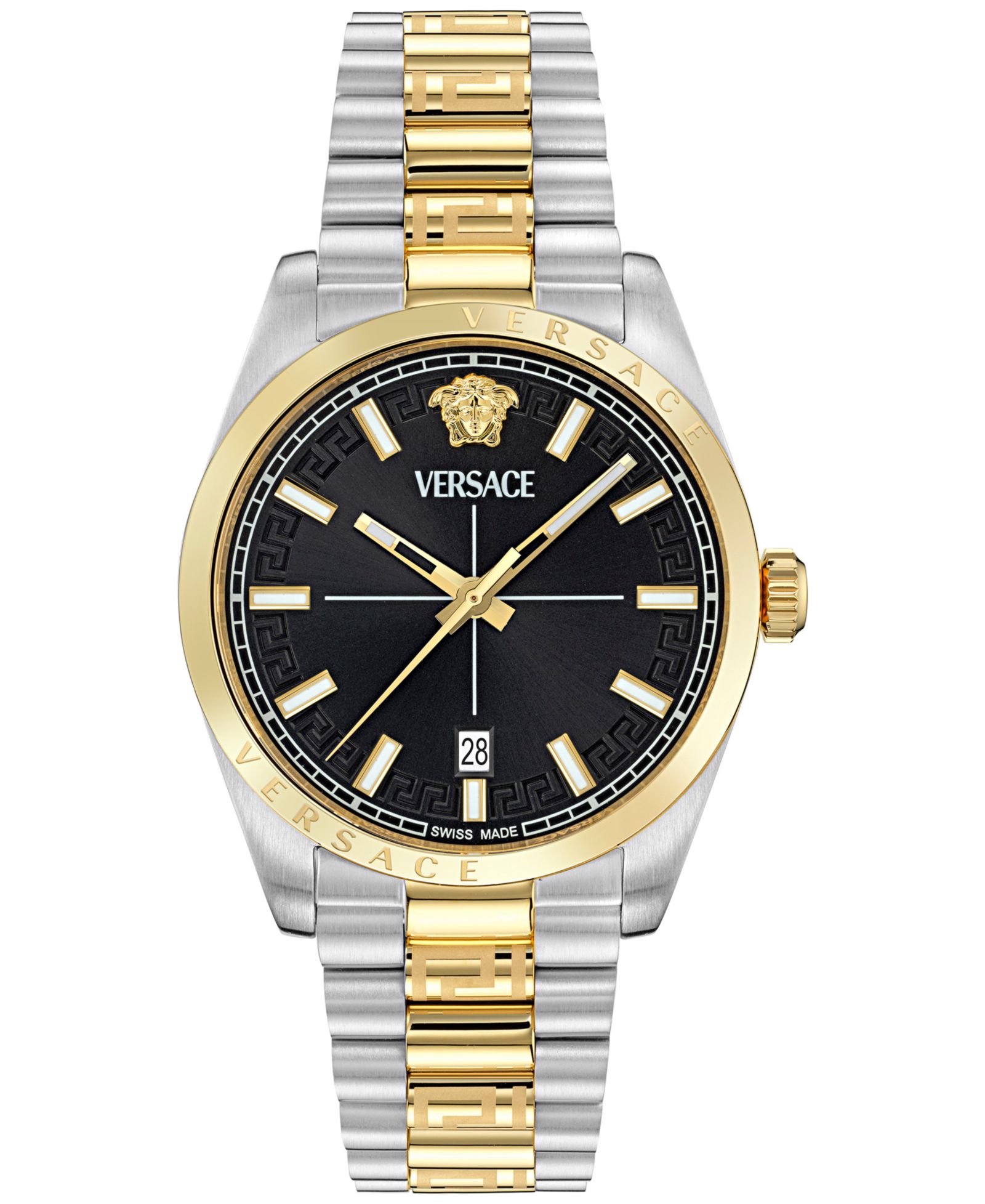 Versace Men's Swiss Millenyium Two-Tone Stainless Steel Bracelet Watch 40mm