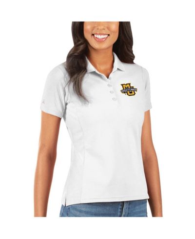 Antigua Женское поло Marquette Golden Eagles Legacy, белое