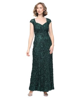 Alex Evenings Petite Sequin Sweetheart Gown