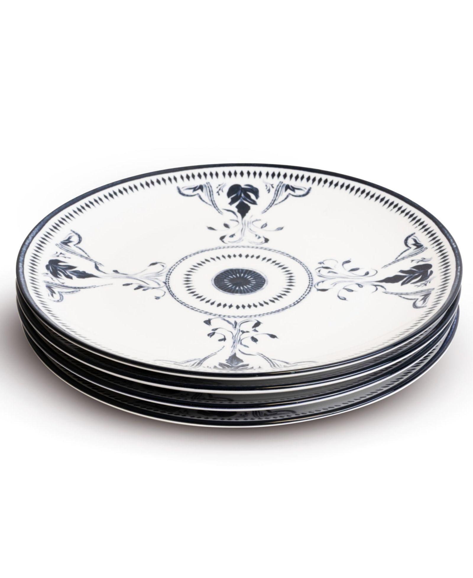LEMIEUX ET CIE Bruges Dinner Plates, Set of 4