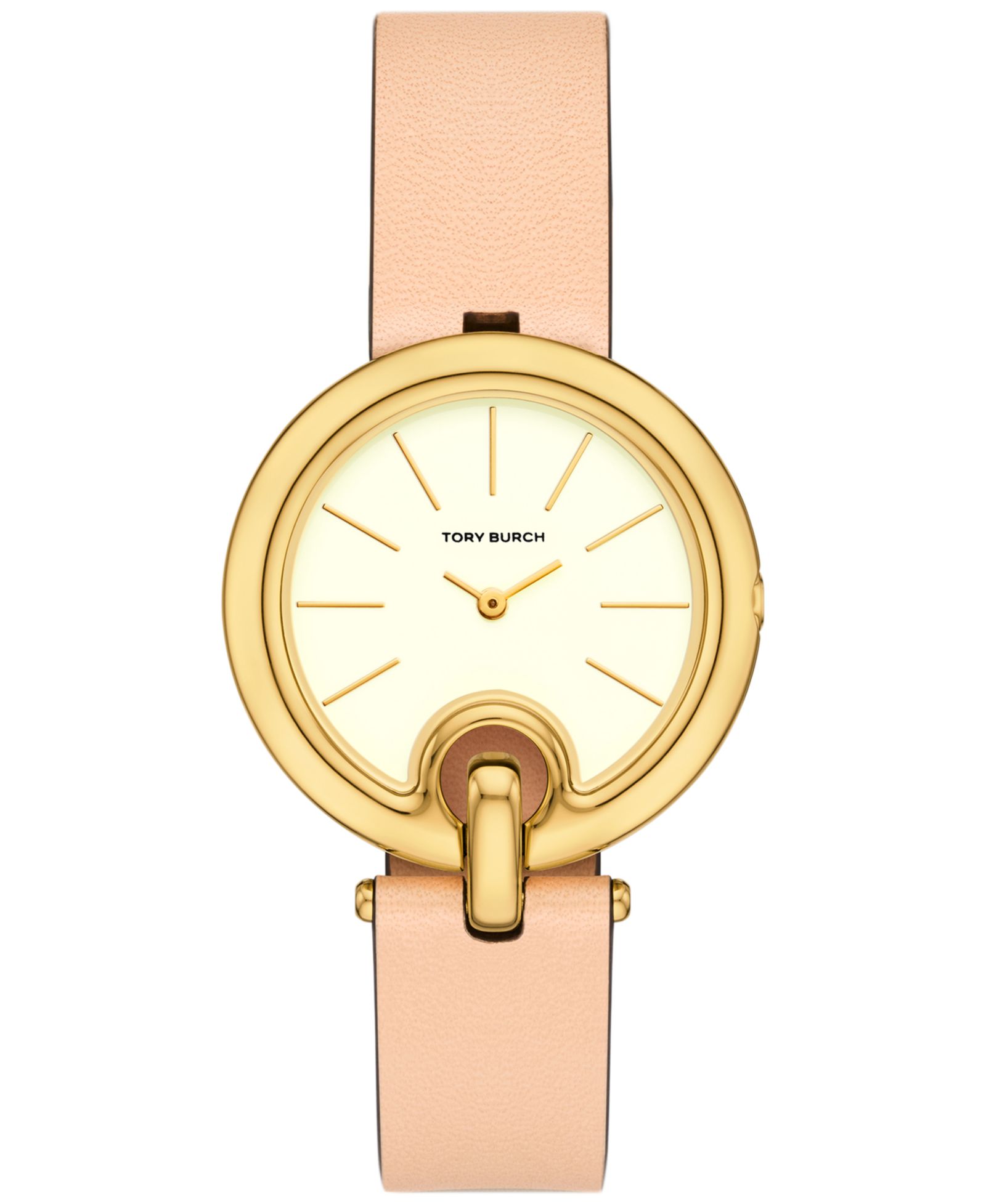 Часы Tory Burch Women's The Pierced с кожаным ремешком коричневого цвета 36mm