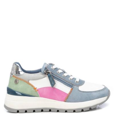 Xti Women's Casual Sneakers Refresh Collection with Side Zipper