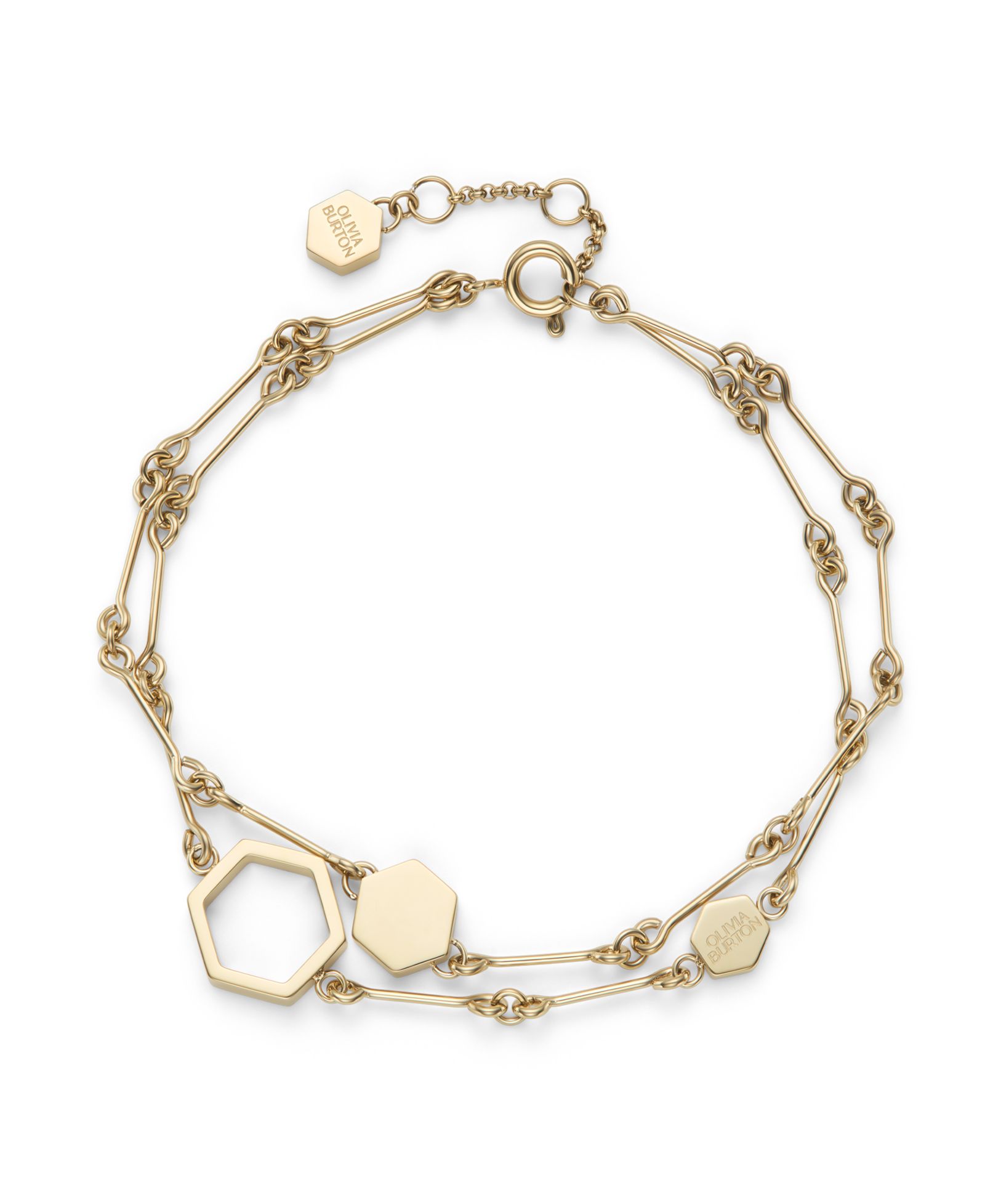 Olivia Burton браслет Honeycomb Classic Gold Tone