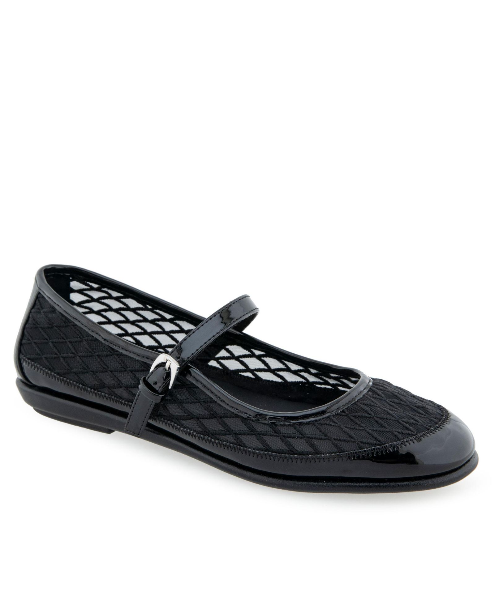 Aerosoles Women's Baylee Round Toe Mary Jane Flats