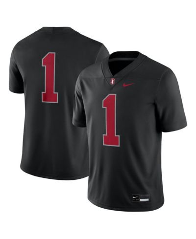 Мужская игровая джерси Nike Stanford Cardinal, черная